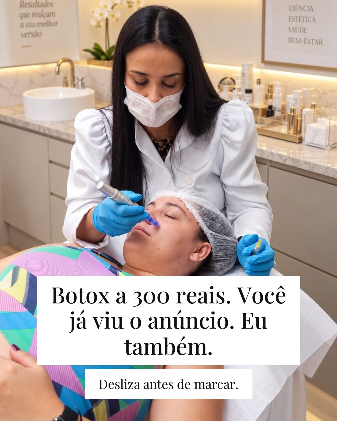 Botox a 300 reais — card 1